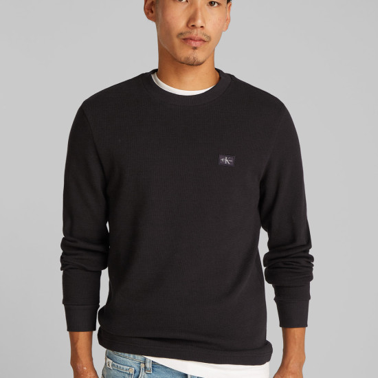 Calvin Klein Ανδρική μακρυμάνικη μπλούζα Long Sleeve Waffle T-shirt